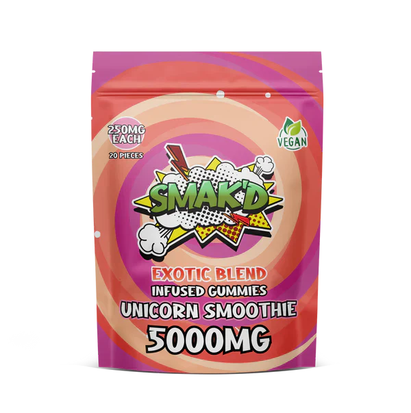 fruit punch delta 8 thc infused gummies - 5000 MG