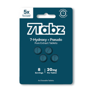 7Tabz 7-Hydroxymitragynine + Pseudo 5x Max Strength Formulation Tablets 20mg 4 Count
