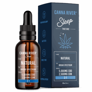 Canna River CBD Oil Sleep Tincture with CBN - Natural