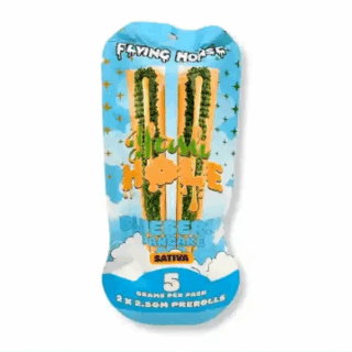 Flying Horse Hash Hole Prerolls 2.5g Each 2ct Blueberry Pancake