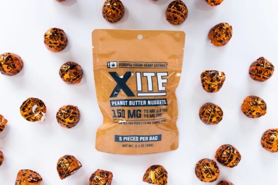 Xite Delta 9 Peanut Butter Nuggets 5 Piece Bag