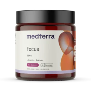 Medterra CBD Gummies for Focus - Red Raspberry