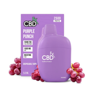 CBDfx Delta 9 + CBD Vape Pen - Purple Punch - 5mL