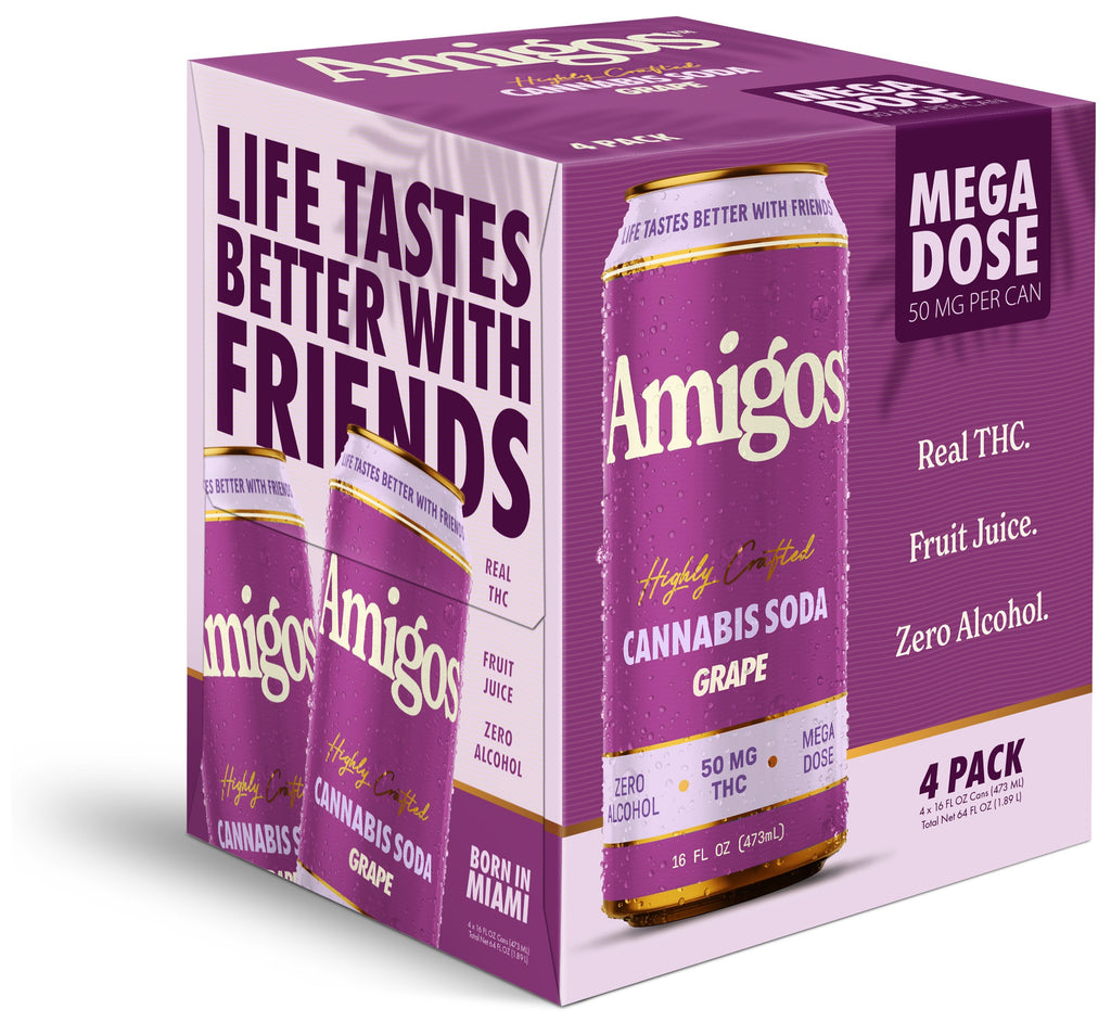 Amigos Highly Crafted Cannabis Soda Grape