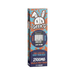 Geek'd - Live Resin Delta 8 THC Vape Pen with PHC + THCJD -  2.5g