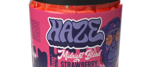 Haze Midnight Blend Gummies Strawberry – Indica 2000mg