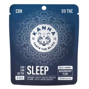 KANHA FX Sleep Gummies 3:2:1 CBD | CBN | THC - Marionberry Plum