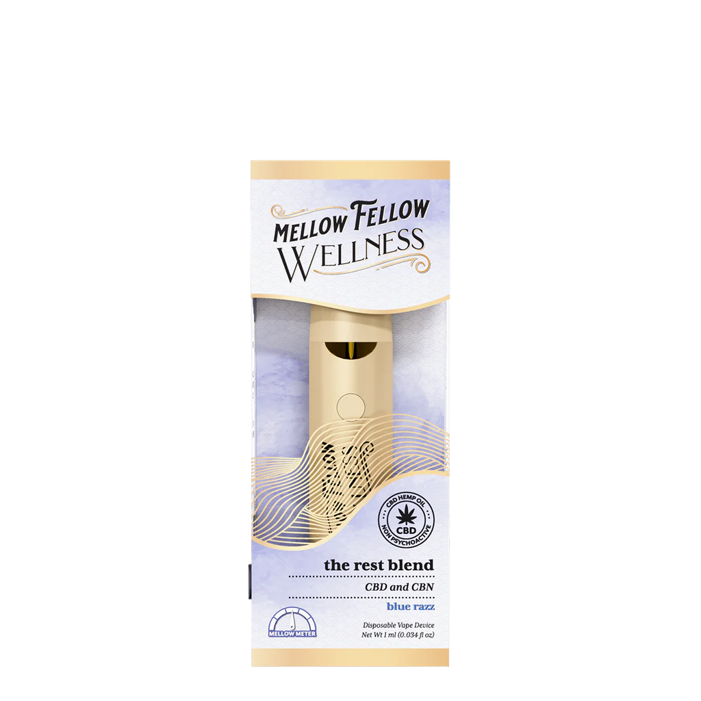 Mellow Fellow Wellness Blend 1ml CBD Disposable Vape