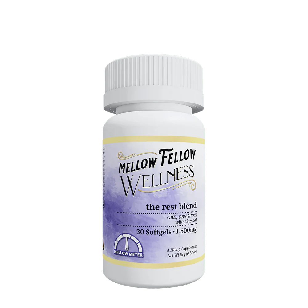 Mellow Fellow Wellness The Rest Blend Softgel - 1500mg
