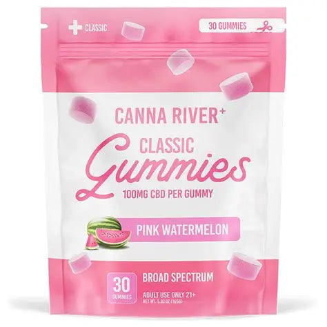 Broad Spectrum Classic CBD Gummies - Canna River 100mg/Gummy