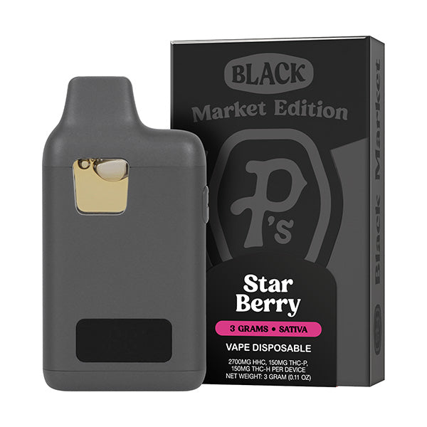 Pushin P’s Black Market Disposable Vape 3g