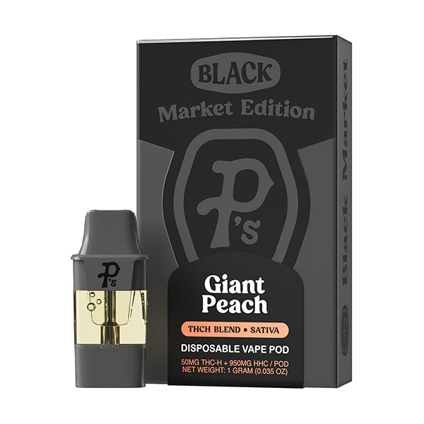 Pushin P's Black Market Disposable Vape Pod 1g THCH Blend