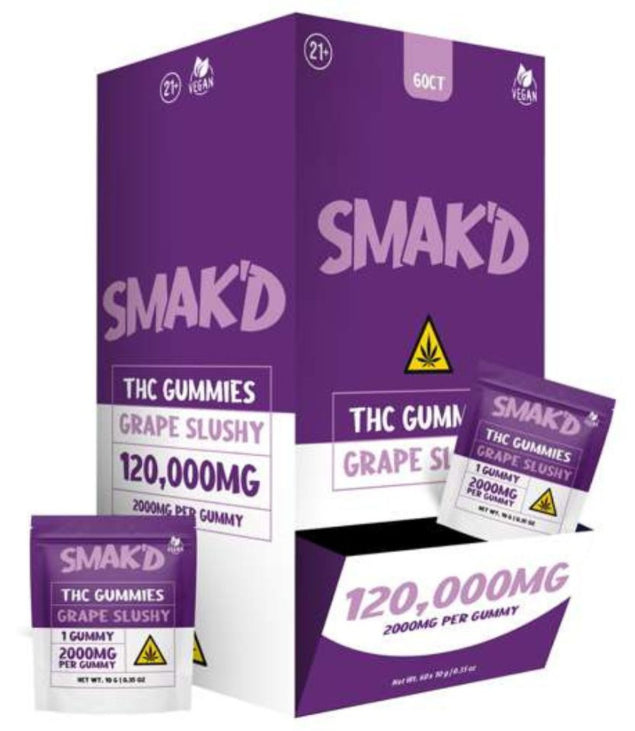 TKO Smak'd Exotic Blend Infused Delta 9 THC Gummies | 2,000 MG