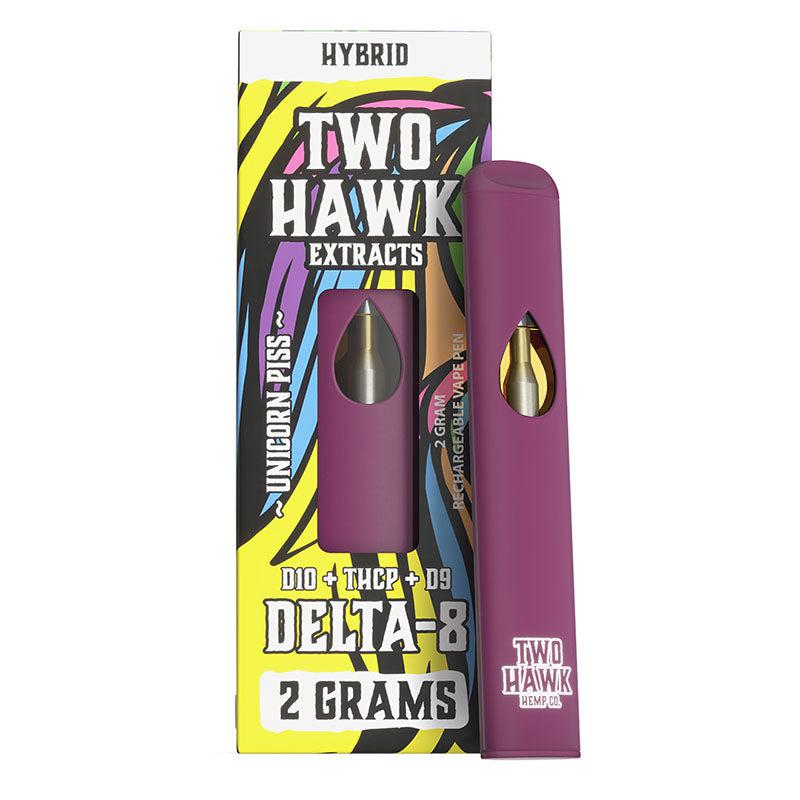 Two Hawk Hemp - Delta Blend Device - D8:D9:D10:THC P Device - Unicorn Piss - 2g
