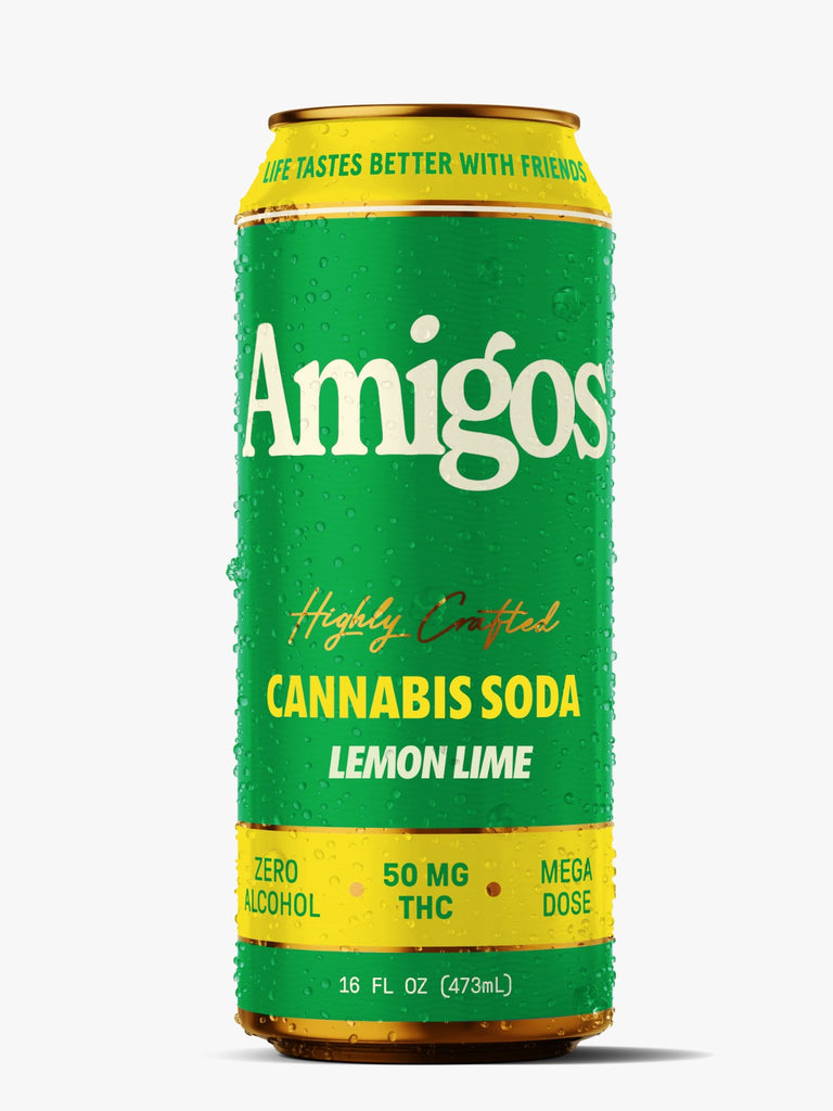 Amigos Highly Crafted Cannabis Lemon Lime Soda