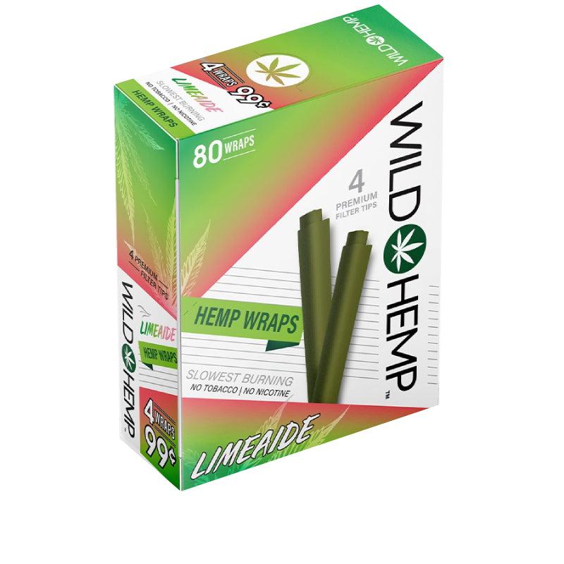Wild Hemp - Hemp Wraps - Limeade - 4-Count Pack (Box)