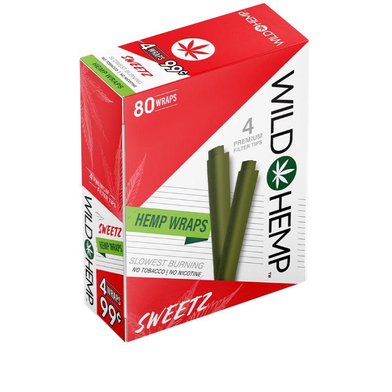 Wild Hemp - Hemp Wraps - Sweetz - 4-Count Pack (Box)
