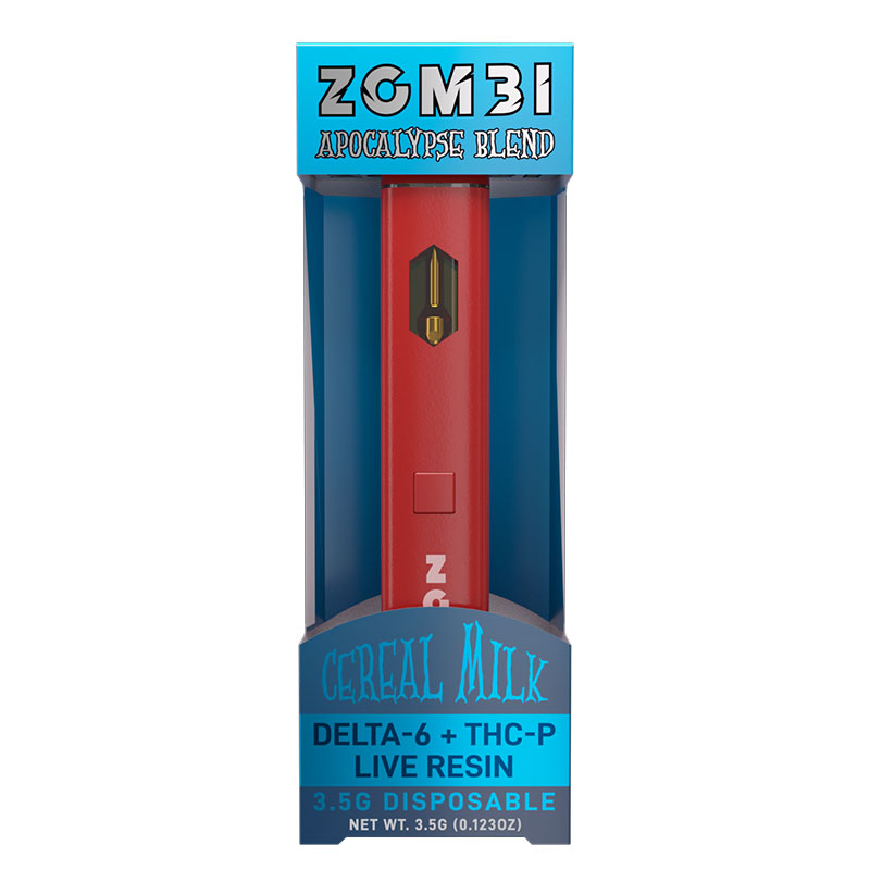 Zombi - THC P Disposable - Delta Blend Disposable - Cereal Milk - 3.5g