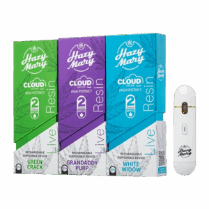 Hazy Mary 2 Grams Live Resin Cloud Edition Disposable Vape