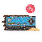 TRĒ House Extra-Strength Magic Mushroom Chocolate Bar | Neurotonin™ Mushroom Blend | 50g (15 Squares)