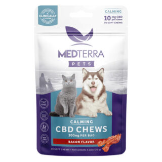 Medterra Bacon Calming CBD Dog Chews - Bacon