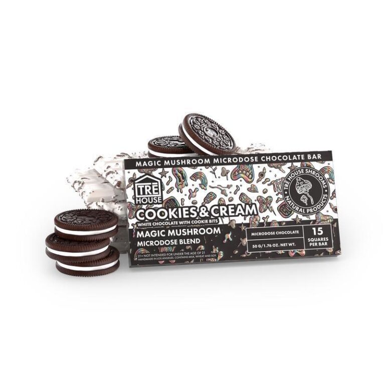 TRĒ House Magic Mushroom Chocolate Bar - Cookies & Cream