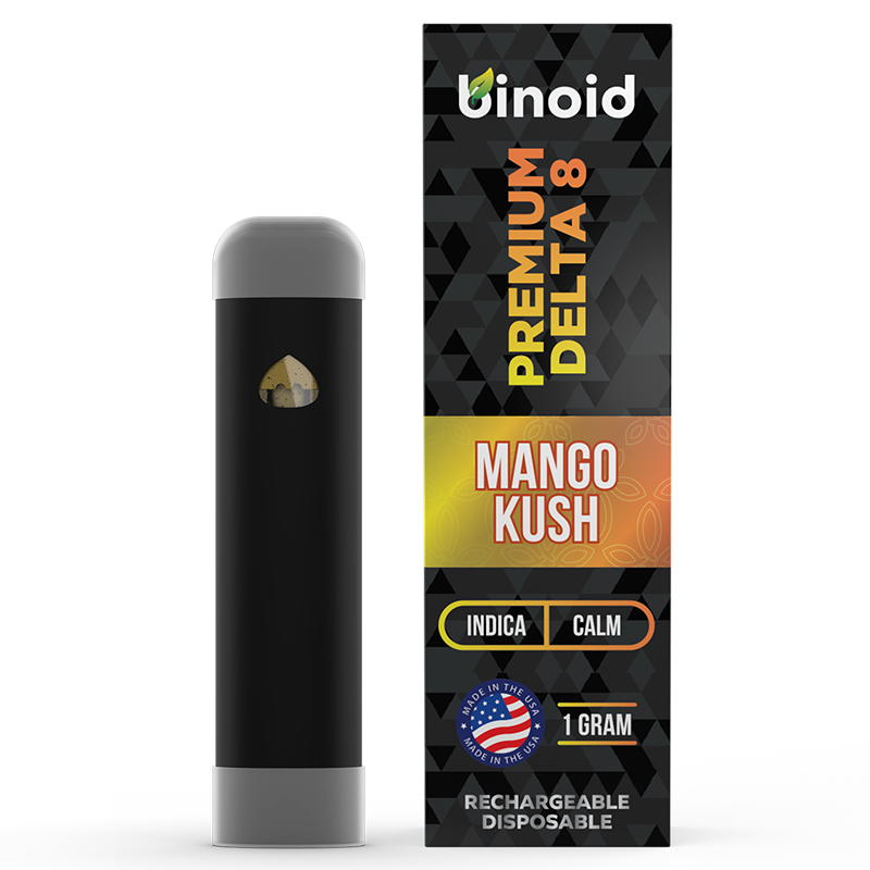 Binoid - Delta 8 Vape - Mango Kush Disposable - 1g (8 Pack)