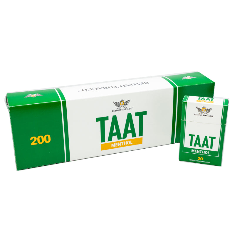 TAAT - CBD Cigarettes - Beyond Nicotine Full Spectrum Cigarettes - Menthol