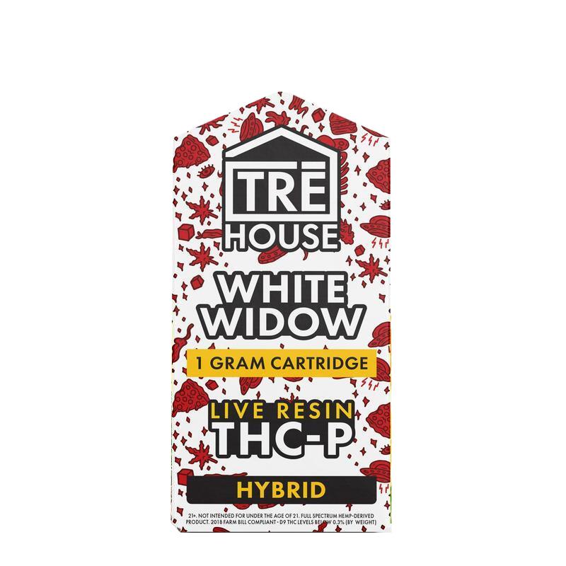 TRE House - THC Vape - THC:THCP Live Resin Cartridge - White Widow - 1g
